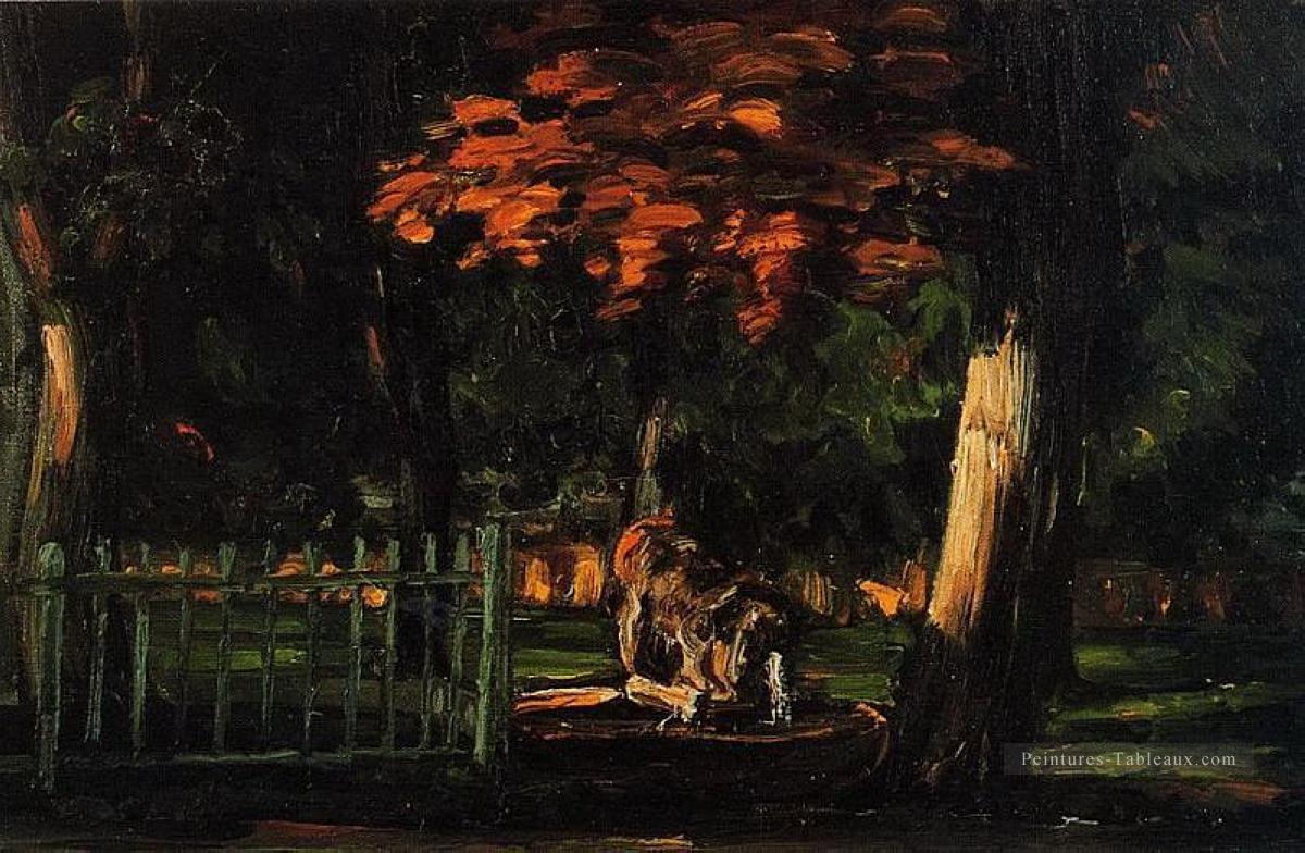 Le Lion et le Bassin au Jas de Bouffan Paul Cézanne Peintures à l'huile